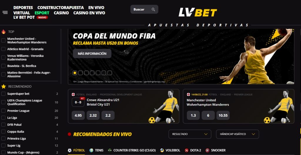 LVbet pagina de apuestas Chile